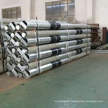 33kv-400kv electric power transmission poles octagonal galvanized steel electrical poles for sale